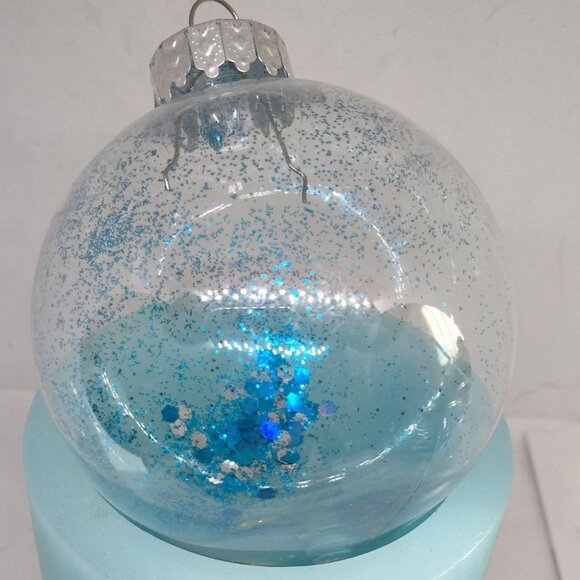 Clear Fillable Ornaments Christmas Holiday Crafts Plastic DIY Lot 6 - Picture 7 of 11